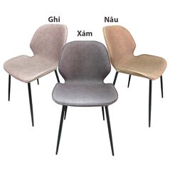 Ghế bọc vải Decos chân thép