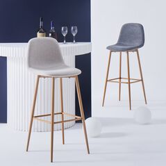 Ghế bar Pul chân thép cố định