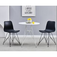 Ghế tựa lưng nhựa Brex chân thép
