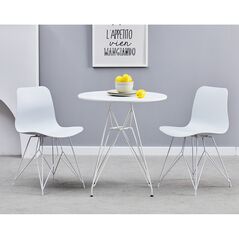 Ghế tựa lưng nhựa Brex chân thép