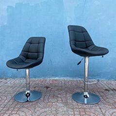 Ghế bar bọc nệm Eames chân thép