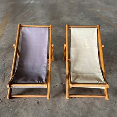 Ghế võng xếp Star khung gỗ