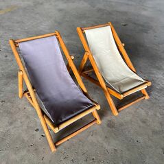 Ghế võng xếp Star khung gỗ