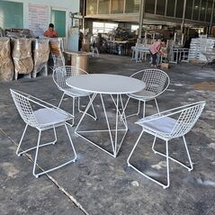 Bộ bàn café 2 ghế Modo chân sắt