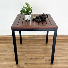 Bàn vuông Stacking chân sắt