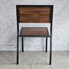 Bộ bàn ăn mặt chữ nhật 4 ghế Stacking