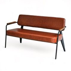 Ghế sofa băng Aldo khung thép