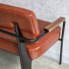 Ghế sofa băng Aldo khung thép