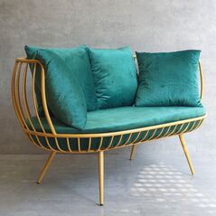 Ghế sofa băng Gaia khung thép