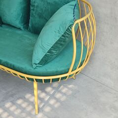 Ghế sofa băng Gaia khung thép