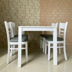 Bộ bàn ăn mặt vân đá 4-6 ghế Ulsan