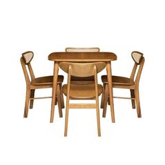Bộ bàn vuông 2-4 ghế Viva mặt gỗ