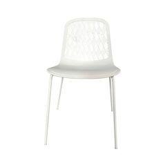 Ghế tựa Rombi lưng nhựa chân thép