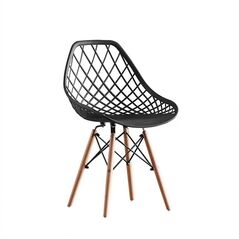 Ghế nhựa Fusia chân gỗ