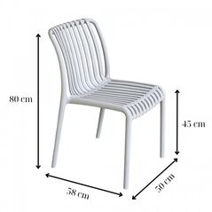 Ghế tựa Fence nhựa PP