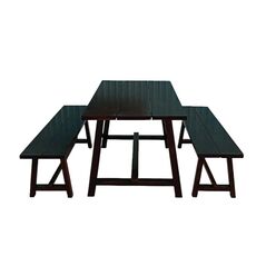 Bộ bàn ghế băng 1m4 Anker gỗ cao su