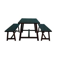 Bộ bàn ghế băng 1m4 Anker gỗ cao su
