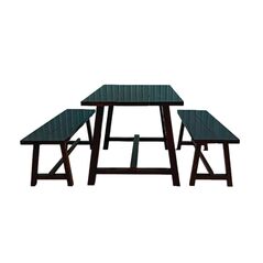 Bộ bàn ghế băng 1m4 Anker gỗ cao su