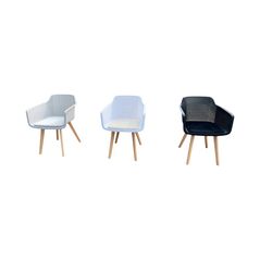 Ghế tựa Narnia lưng nhựa chân gỗ