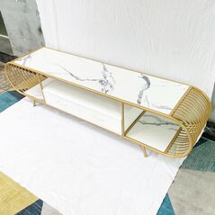 Kệ Tivi khung thép Nori hộc trắng