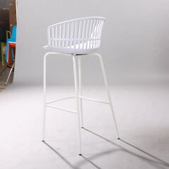 Ghế bar Calipso lưng nhựa chân thép
