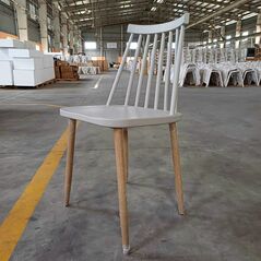 Ghế tựa Impat lưng nhựa chân thép