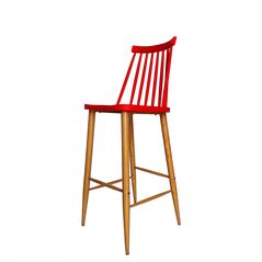 Ghế bar Impat lưng nhựa chân thép