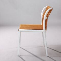 Ghế tựa Karibu khung nhựa đan dây