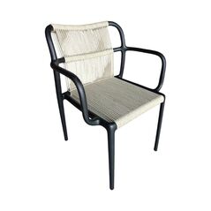 Ghế tựa Karibu khung nhựa đan dây