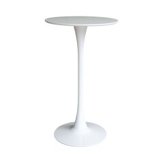 Bàn bar chân thép Tulip mặt gỗ