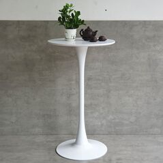 Bàn bar chân thép Tulip mặt gỗ