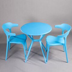 Bộ bàn tròn 2-4 ghế Iris 01 nhựa PPBộ bàn tròn 2-4 ghế Iris 01 nhựa PP
