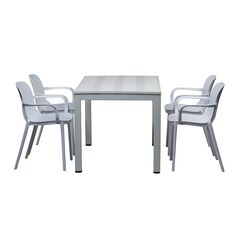 Bộ bàn dài Gardia nhựa PP đúc