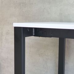 Bàn làm việc Rec-D chân thép 2.5x5
