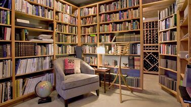 Phòng đọc sách với thiết kế hợp phong thủy