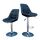 Ghế bar bọc nệm Eames chân thép