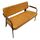 Ghế sofa băng Aldo khung thép
