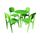 Bộ bàn 2-4 ghế Hoya nhựa PP đúc