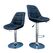 Ghế bar bọc nệm Eames chân thép