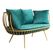 Ghế sofa băng Gaia khung thép