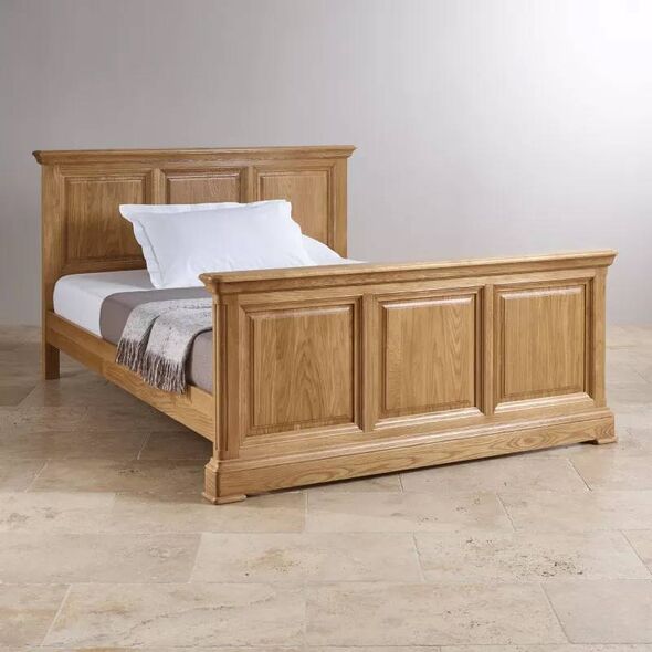 Giường đôi Canterbury gỗ sồi