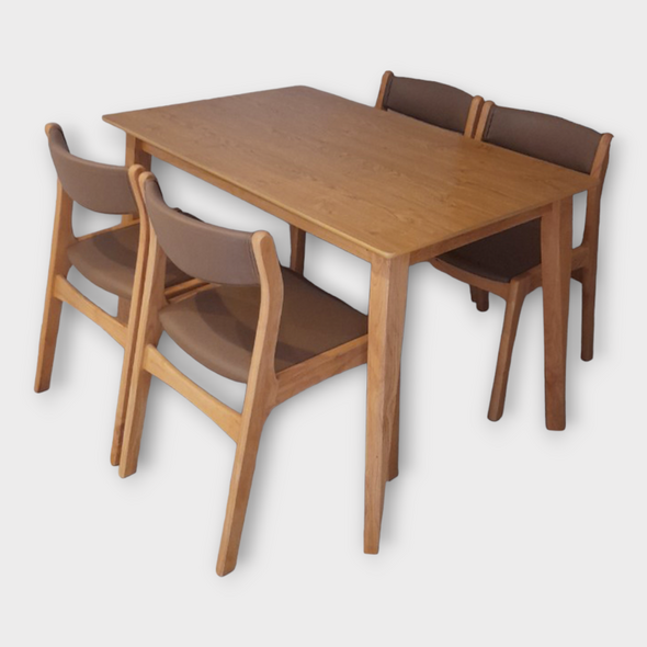 Bộ bàn ăn mặt gỗ 4-6-8 ghế Naju