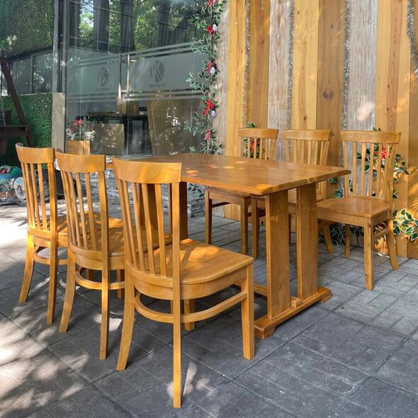 Bộ bàn ăn Pan 4-6-8 ghế Tommy