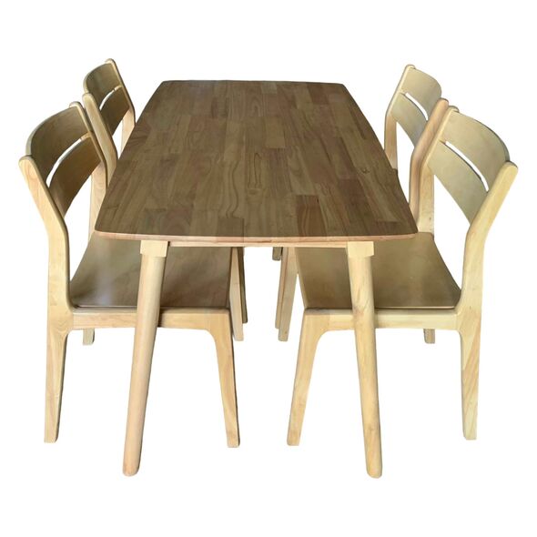 Bộ bàn ăn 4-6-8 ghế Vega mặt gỗ