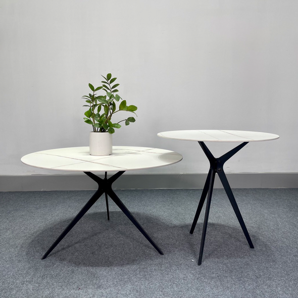 Bộ bàn trà đôi Verde chân sắt