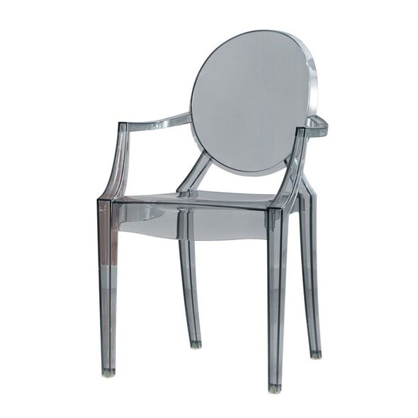 Ghế nhựa trong suốt Ghost có tay