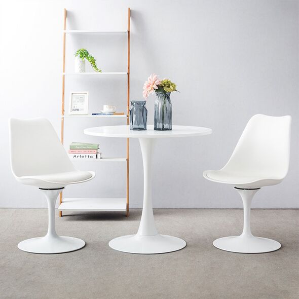 Ghế trụ xoay Tulip chân thép