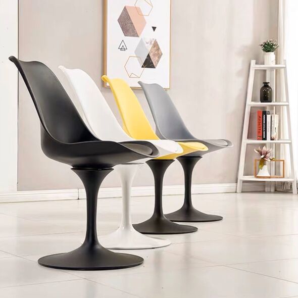 Ghế trụ xoay Tulip chân thép