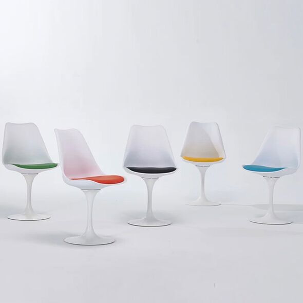 Ghế trụ xoay Tulip chân thép