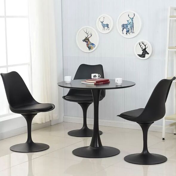 Ghế trụ xoay Tulip chân thép